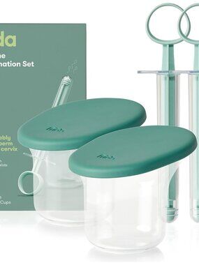 Frida Fertility At-Home Insemination Kit Conception Support 2 Cups 2 Applicators